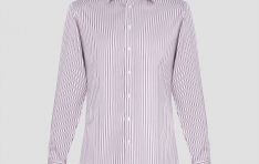 Каталог Men's Conrad Stripe Slim Fit Button Cuff Shirt  - 2